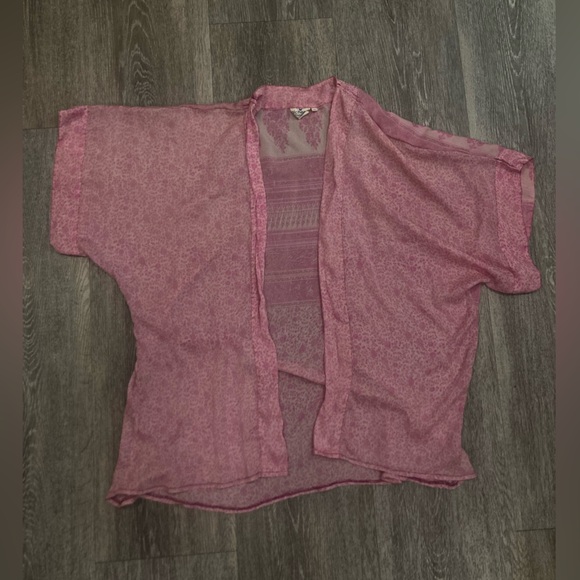 Boutique made pink cover up top - Picture 1 of 4